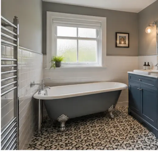 Bathroom renovations with practical bathroom fittings